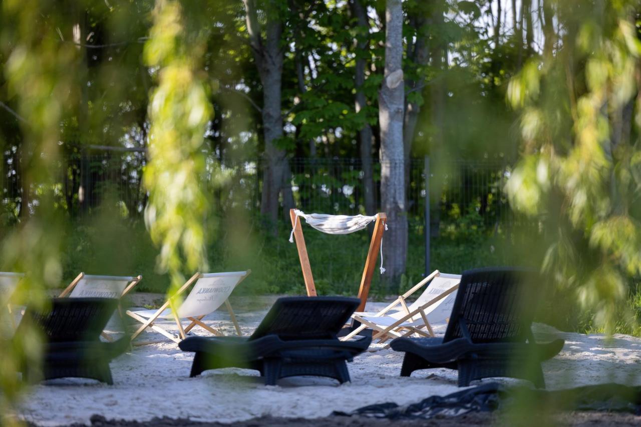 Domki Villa Hoff Resort Trzęsacz Buitenkant foto